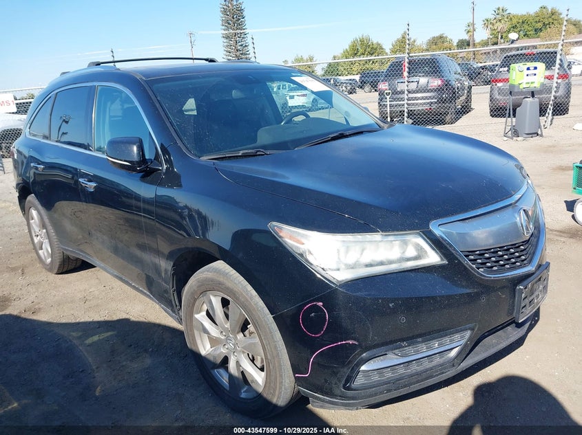 2014 Acura Mdx Advance Pkg W/Entertainment Pkg VIN: 5FRYD4H88EB049690 Lot: 43547599
