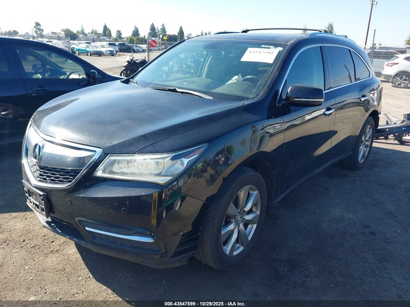 2014 Acura Mdx Advance Pkg W/Entertainment Pkg VIN: 5FRYD4H88EB049690 Lot: 43547599