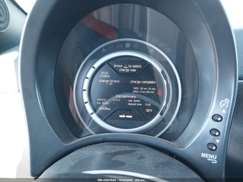 2015 Fiat 500E Battery Electric VIN: 3C3CFFGE7FT520051 Lot: 43547644