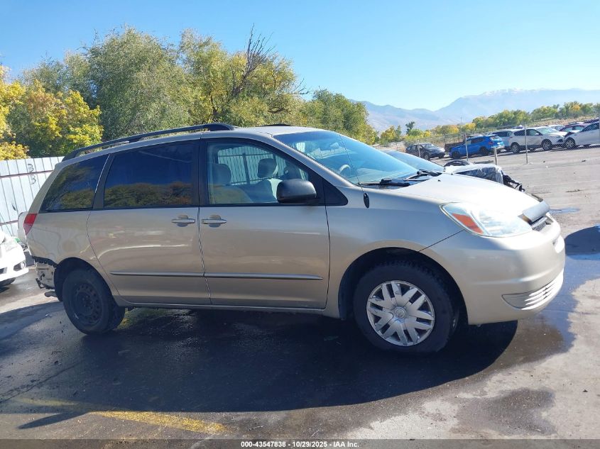 2004 Toyota Sienna Ce VIN: 5TDZA23CX4S061400 Lot: 43547838