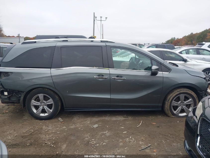 2018 Honda Odyssey Ex-L VIN: 5FNRL6H74JB094258 Lot: 43547901
