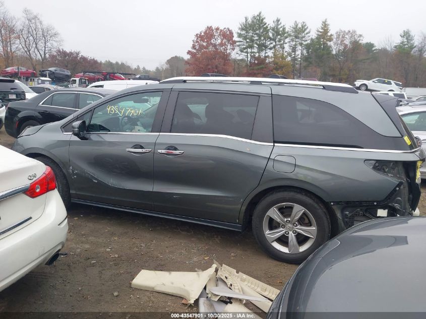 2018 Honda Odyssey Ex-L VIN: 5FNRL6H74JB094258 Lot: 43547901