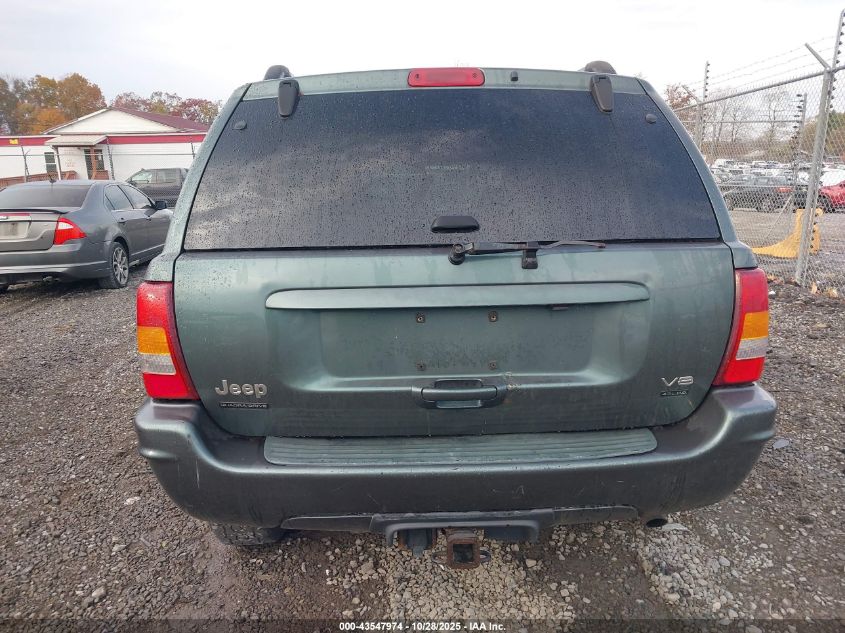 2003 Jeep Grand Cherokee Limited VIN: 1J4GW58J93C502073 Lot: 43547974