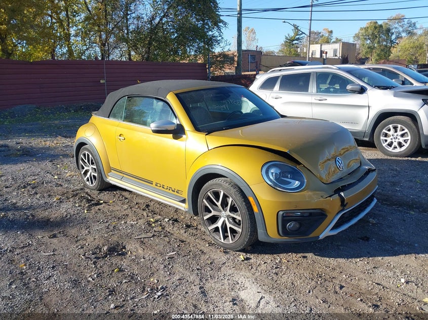 2017 VOLKSWAGEN BEETLE 1.8T DUNE - 3VWT17AT5HM800164