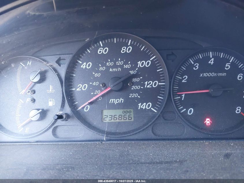 2001 Mazda Protege Es/Lx VIN: JM1BJ226910401437 Lot: 43548017