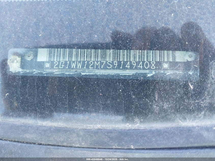 1995 Chevrolet Monte Carlo Ls VIN: 2G1WW12M7S9149408 Lot: 43548046