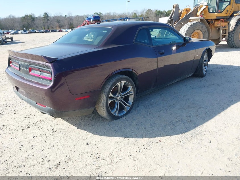 Vin: 2c3cdzbt2nh105367, lot: 44043135, dodge challenger r/t 20224