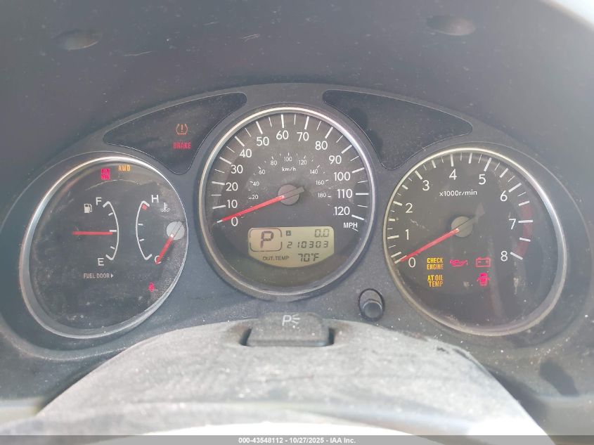 2008 Subaru Forester 2.5X VIN: JF1SG656X8H726715 Lot: 43548112