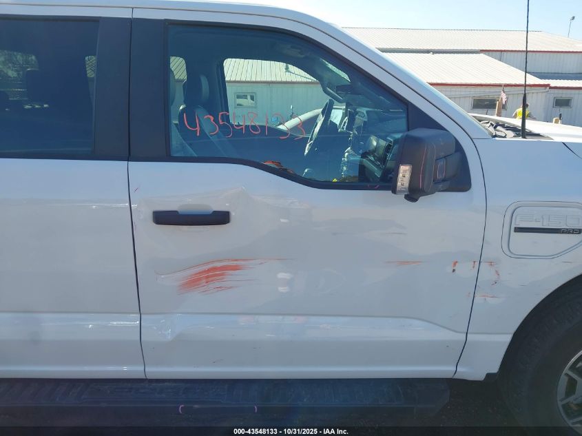 2022 Ford F-150 Lightning Pro VIN: 1FTVW1EL9NWG02378 Lot: 43548133