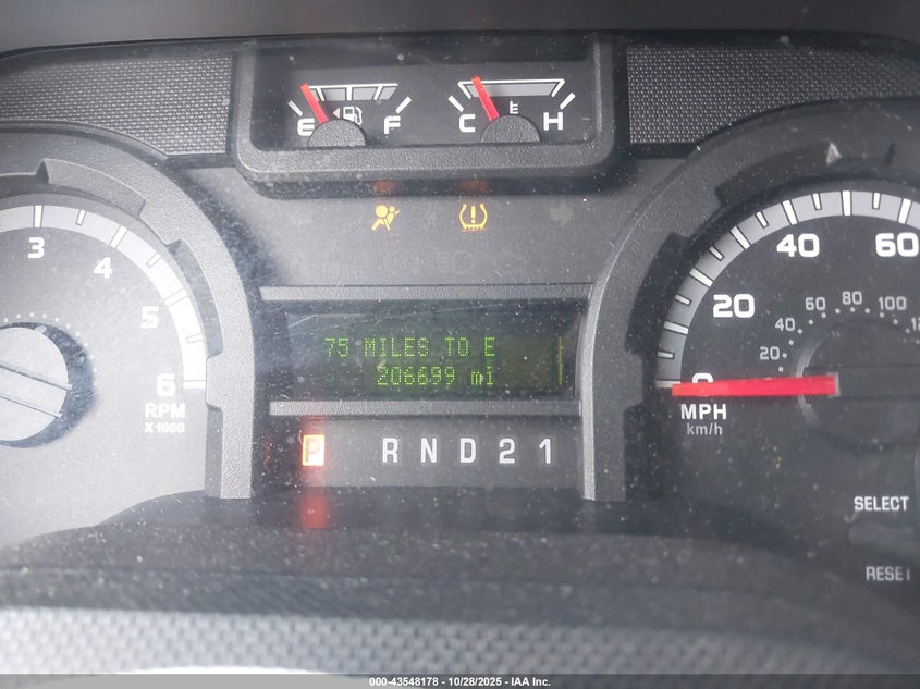 2012 Ford E-250 Commercial VIN: 1FTNE2EL0CDB10436 Lot: 43548178