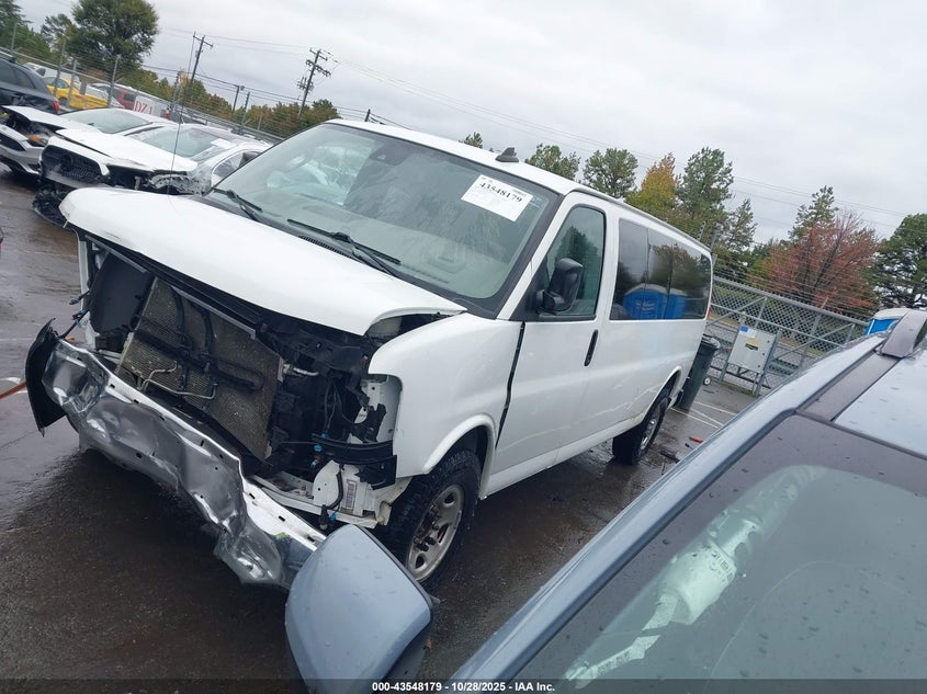 2020 Chevrolet Express Passenger Rwd 3500 Extended Wheelbase Lt VIN: 1GAZGPFG9L1148820 Lot: 43548179