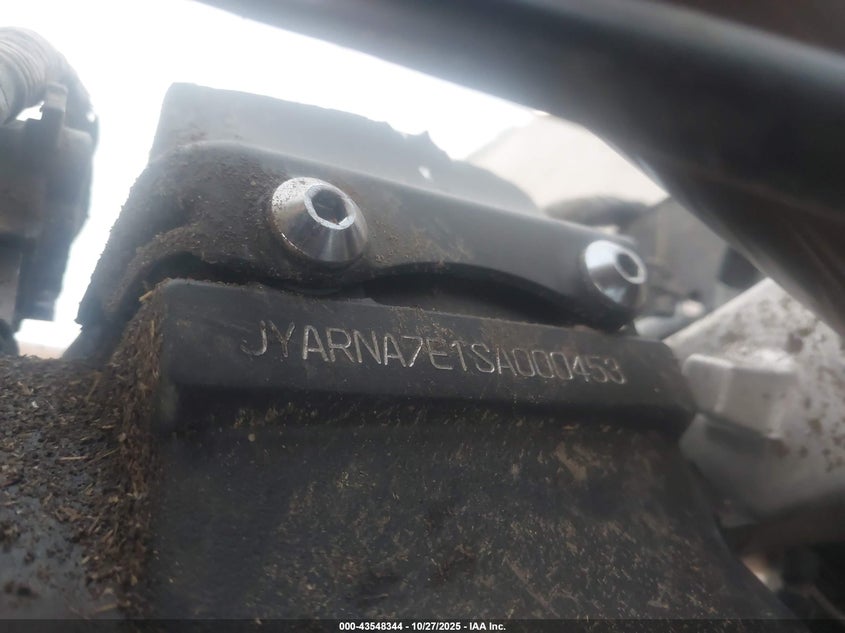 2025 Yamaha Yzf1000 VIN: JYARNA7E1SA000453 Lot: 43548344