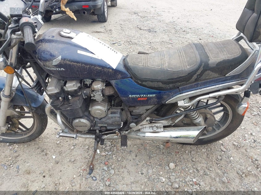 1985 Honda Cb650 Sc VIN: JH2RC1300FM207789 Lot: 43548406