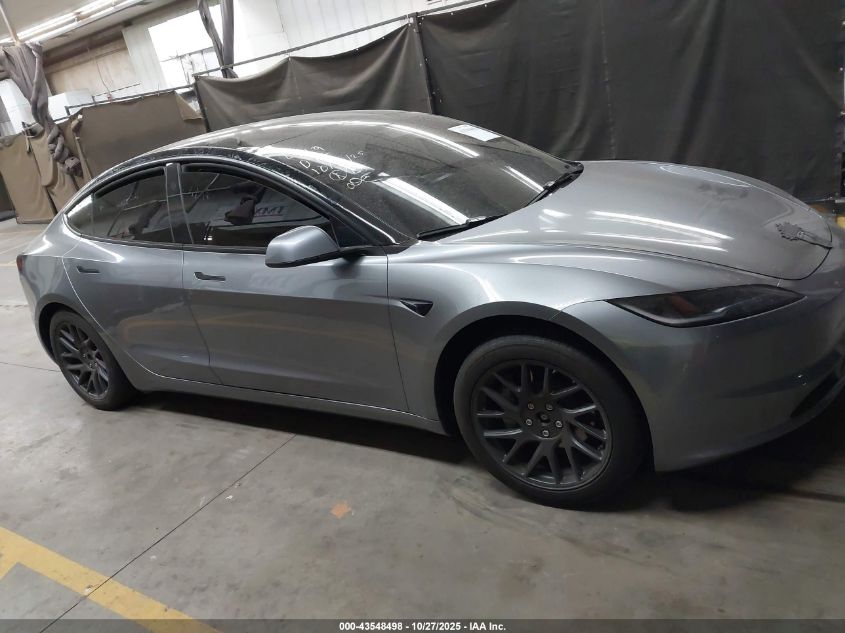 2025 Tesla Model 3 Long Range All-Wheel Drive VIN: 5YJ3E1EB3SF969391 Lot: 43548498