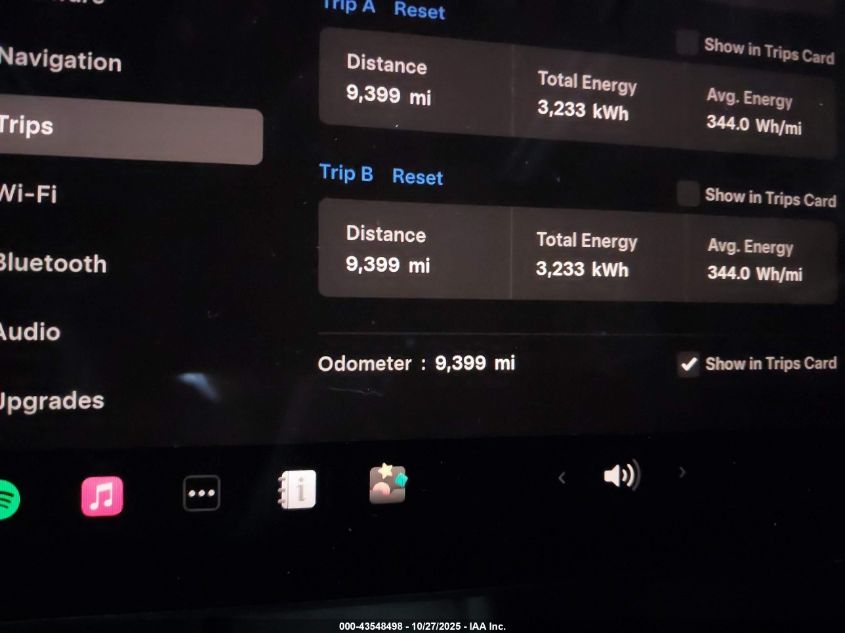 2025 Tesla Model 3 Long Range All-Wheel Drive VIN: 5YJ3E1EB3SF969391 Lot: 43548498