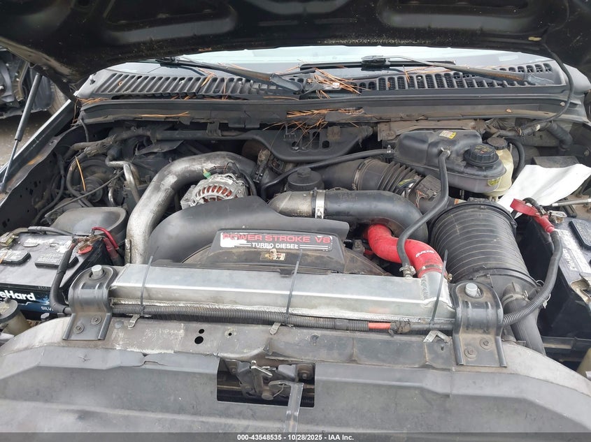 2005 Ford F-250 Lariat/Xl/Xlt VIN: 1FTSW20P35EA32838 Lot: 43548535