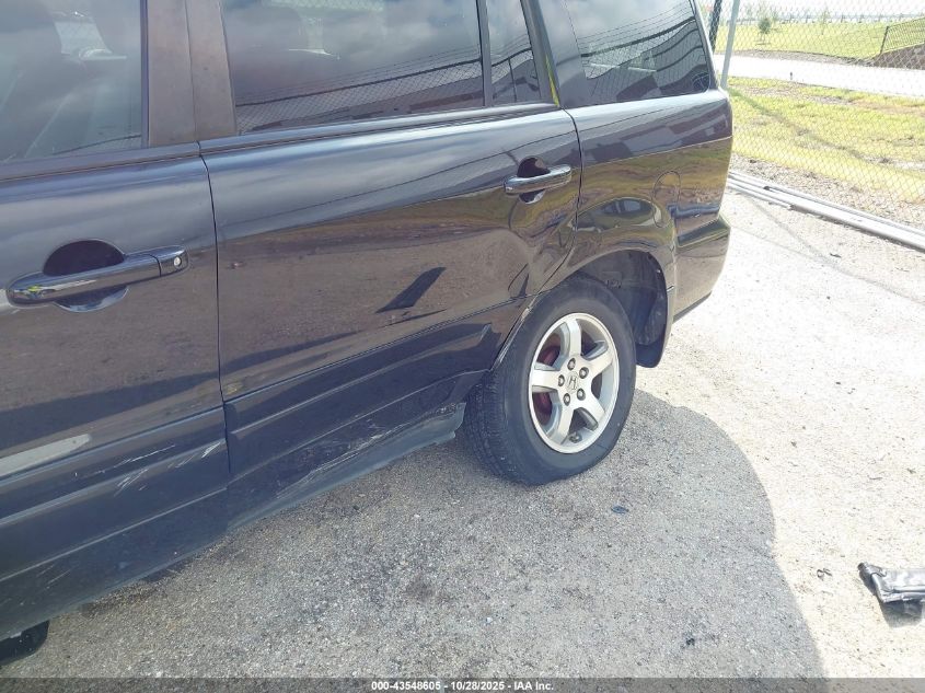 2008 Honda Pilot Ex-L VIN: 5FNYF28618B004934 Lot: 43548605