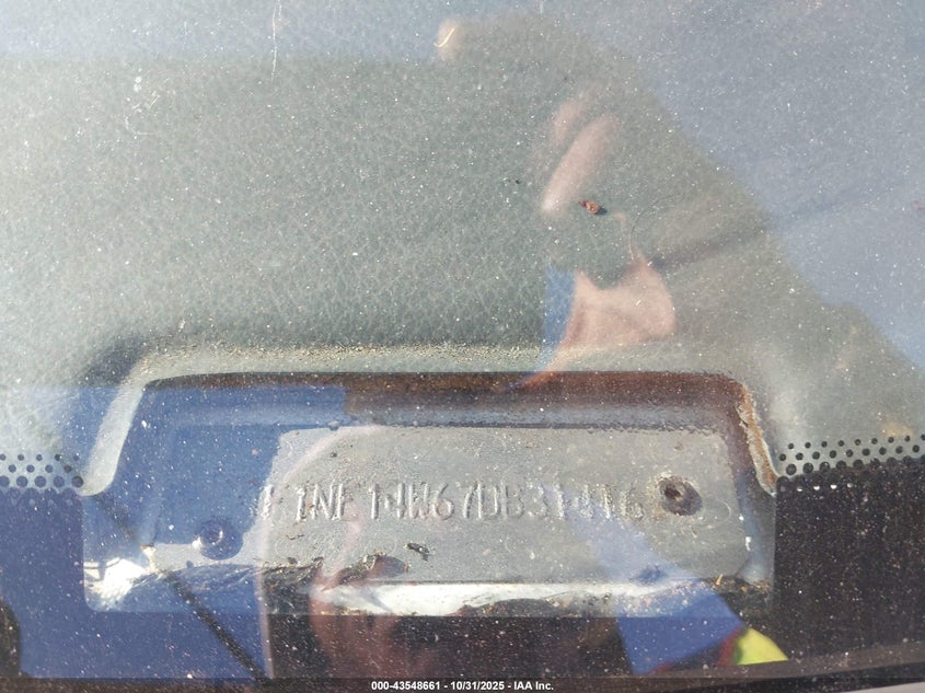 2007 Ford E-150 Commercial/Recreational VIN: 1FTNE14W67DB31416 Lot: 43548661