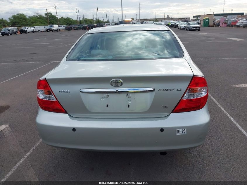 2003 Toyota Camry Le V6/Se V6/Xle V6 VIN: JTDBF32K130150355 Lot: 43548668