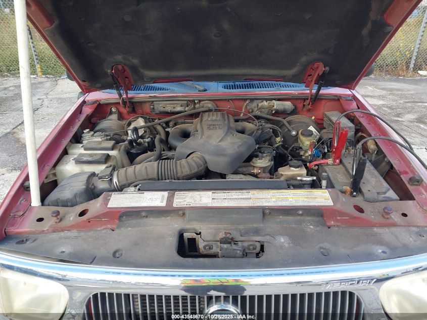 2000 Mercury Mountaineer VIN: 4M2ZU66E8YUJ39034 Lot: 43548670