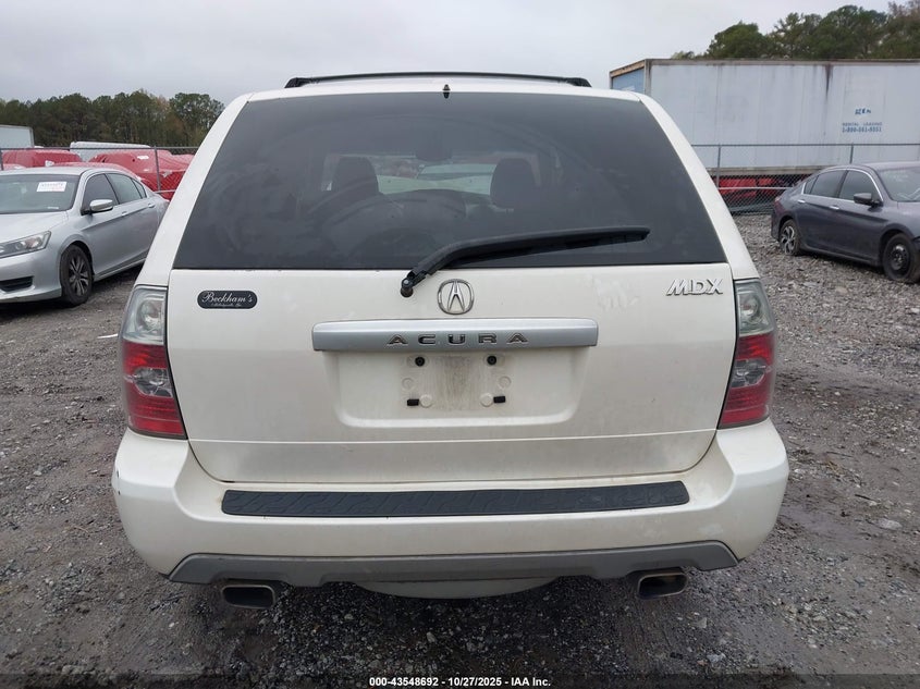 2006 Acura Mdx VIN: 2HNYD18226H544551 Lot: 43548692