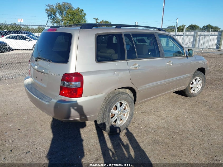 JTEGP21A440018239 2004 TOYOTA HIGHLANDER photo no. 4