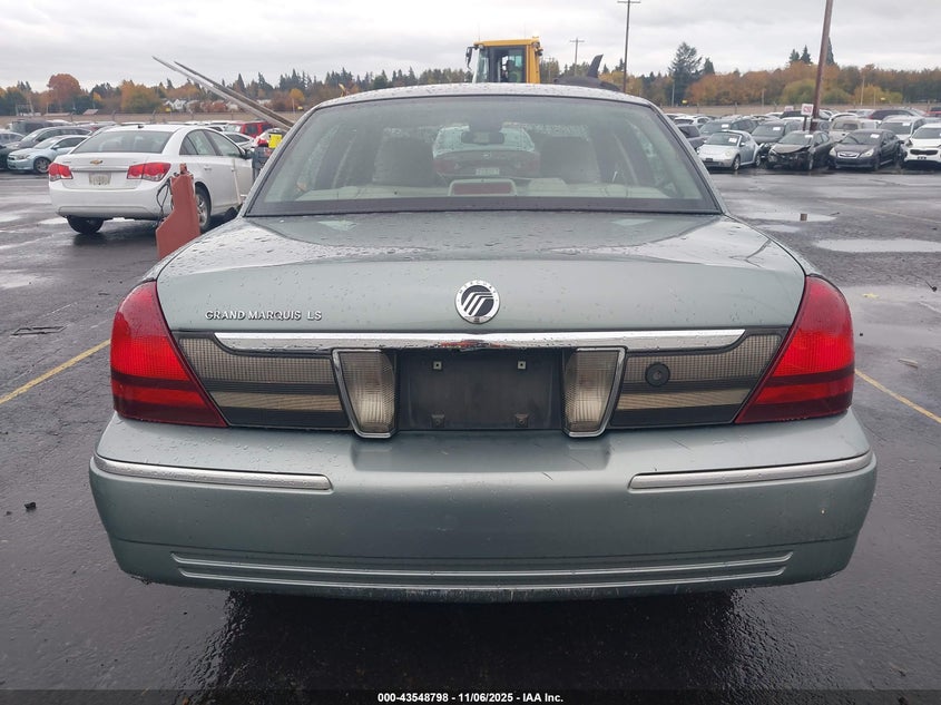 2006 Mercury Grand Marquis Ls VIN: 2MEFM75W26X654396 Lot: 43548798