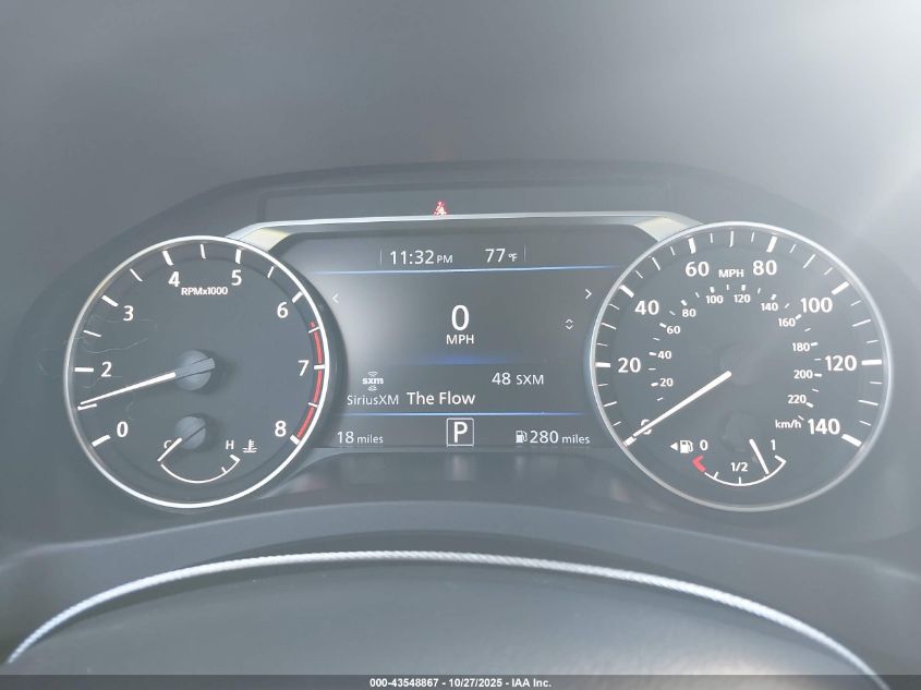 2025 Nissan Altima Sv Fwd VIN: 1N4BL4DV4SN422572 Lot: 43548867