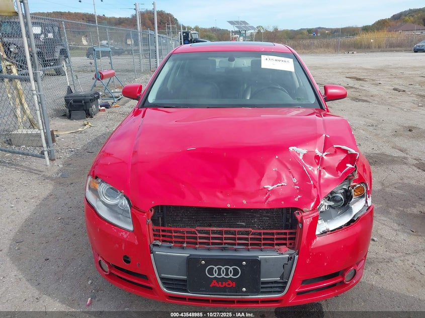 2006 Audi A4 2.0T VIN: WAUDF78E06A156421 Lot: 43548985