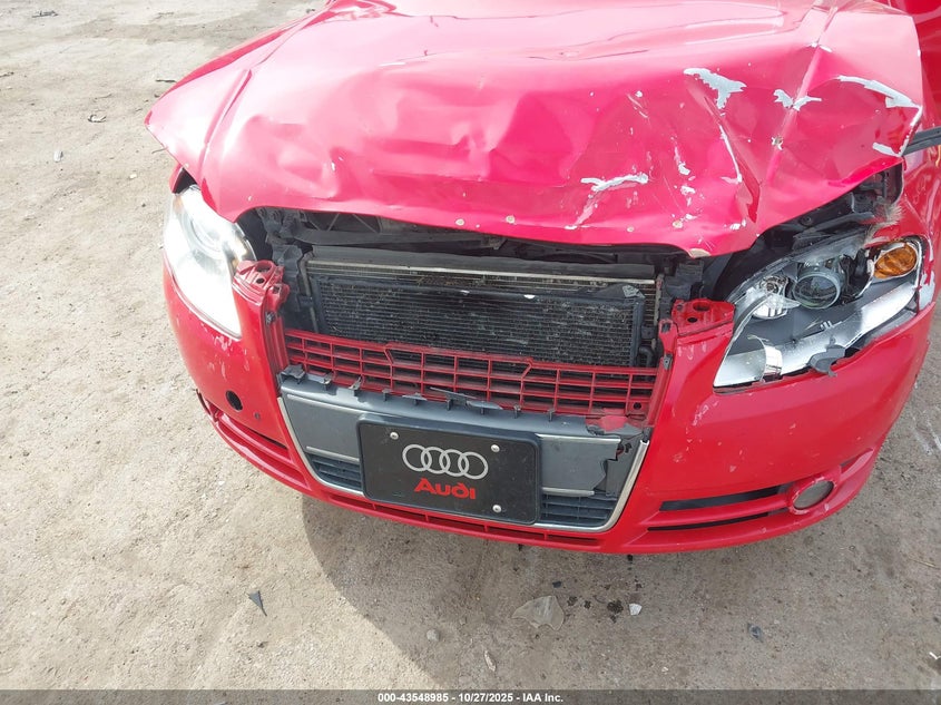 2006 Audi A4 2.0T VIN: WAUDF78E06A156421 Lot: 43548985