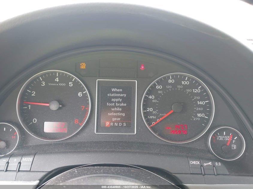 2006 Audi A4 2.0T VIN: WAUDF78E06A156421 Lot: 43548985