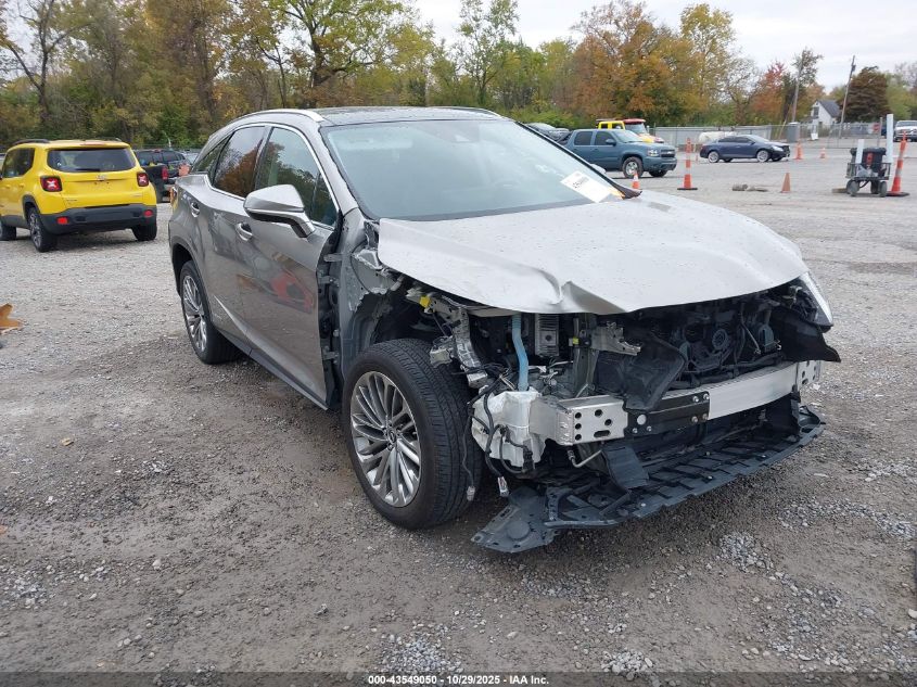 LEXUS RX 450H 2022. Lot# 43549050. VIN 2T2JGMDA2NC074491. Photo 1