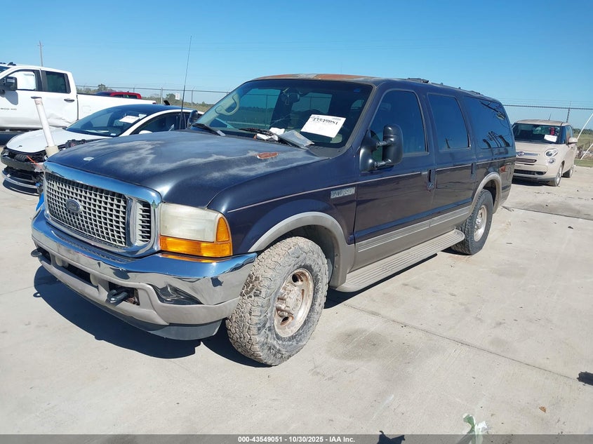 1FMNU42S61EB45916 2001 FORD EXCURSION photo no. 2