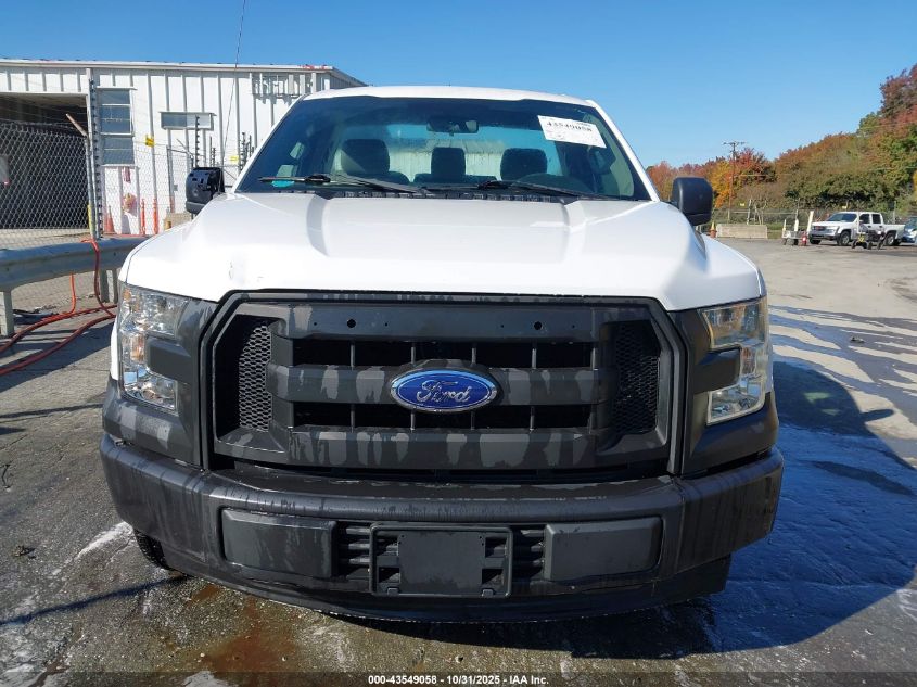2017 Ford F-150 Xl VIN: 1FTMF1C82HFA88789 Lot: 43549058