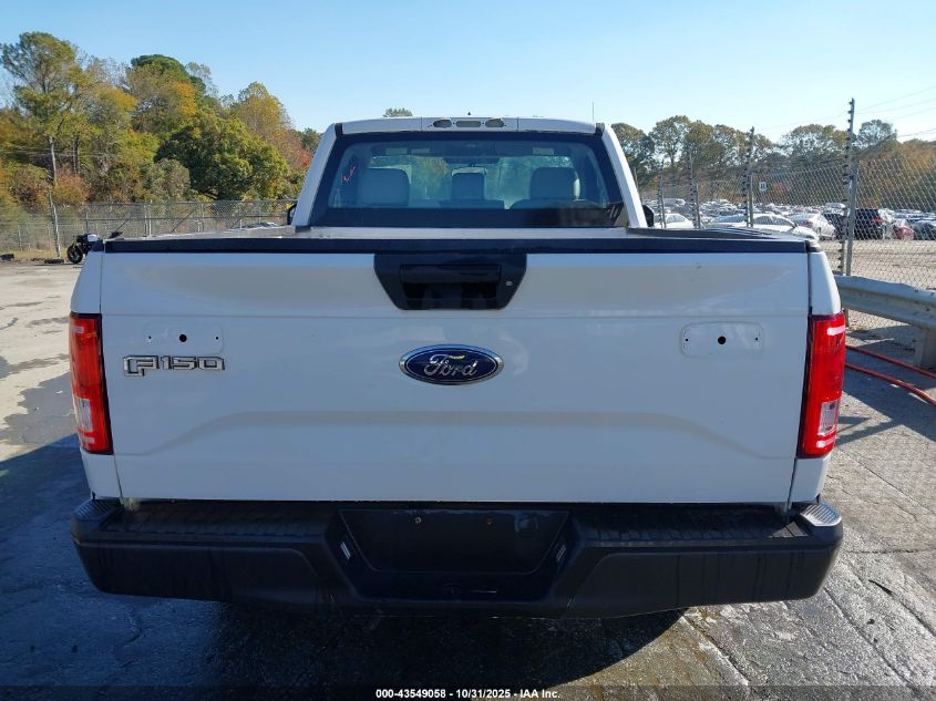 2017 Ford F-150 Xl VIN: 1FTMF1C82HFA88789 Lot: 43549058