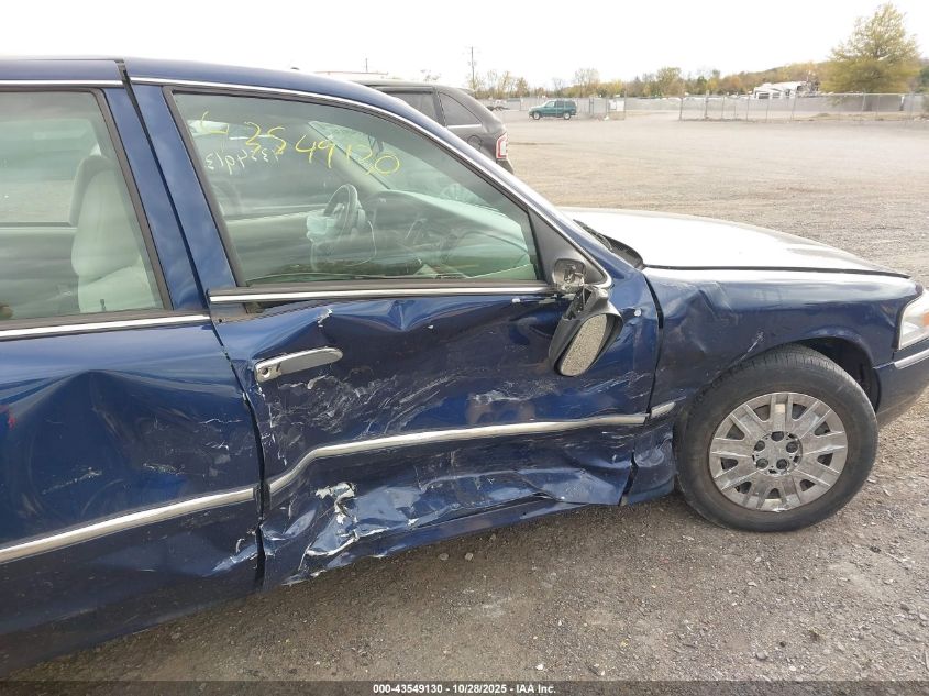 2006 Mercury Grand Marquis Gs VIN: 2MEFM74V36X614238 Lot: 43549130