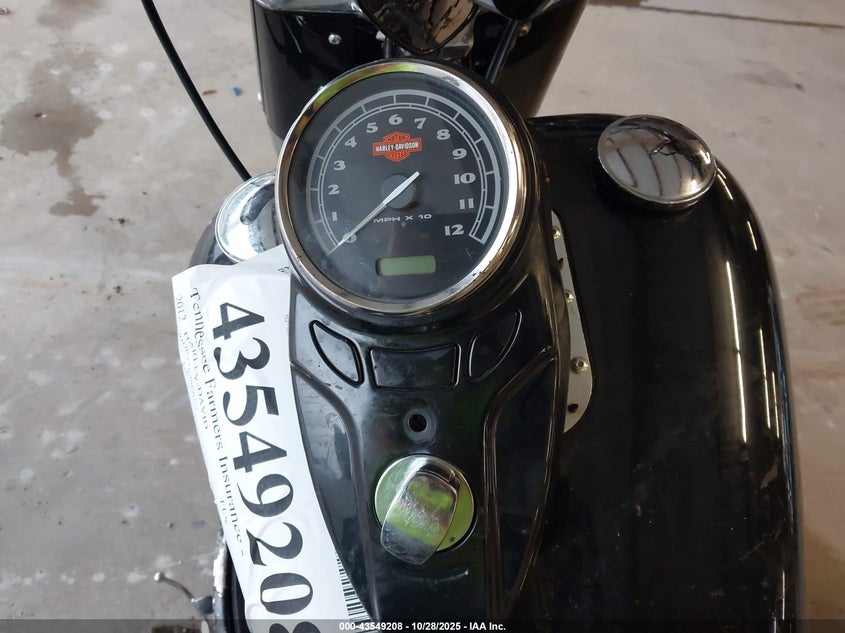 2012 Harley-Davidson Fls Softail Slim VIN: 1HD1JRV27CB050322 Lot: 43549208