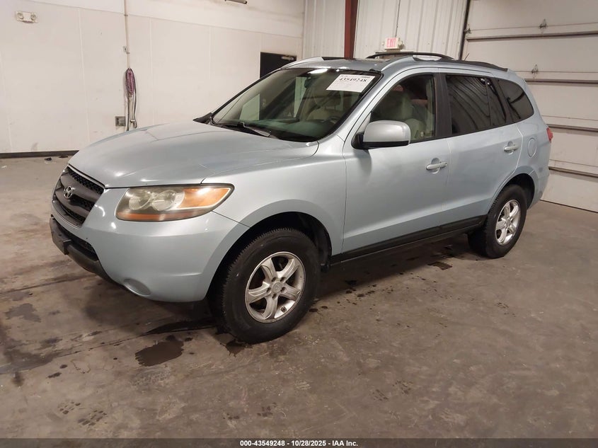 5NMSG73D27H080522 2007 HYUNDAI SANTA FE photo no. 2