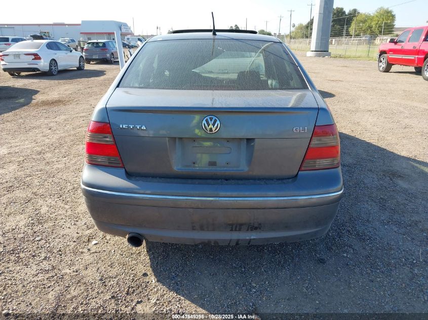 2004 Volkswagen Jetta Gli 1.8T/Gls 1.8T VIN: 3VWSE69M14M143915 Lot: 43549398