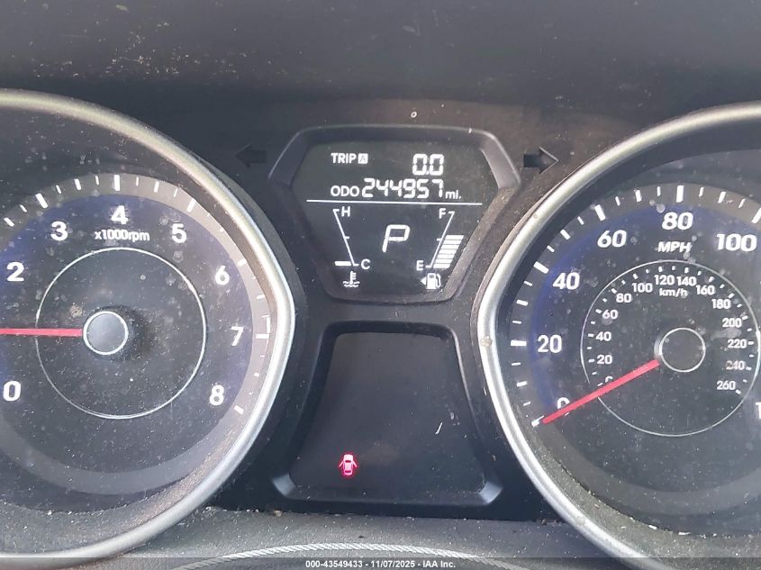 2013 Hyundai Elantra Gls VIN: 5NPDH4AE7DH323935 Lot: 43549433