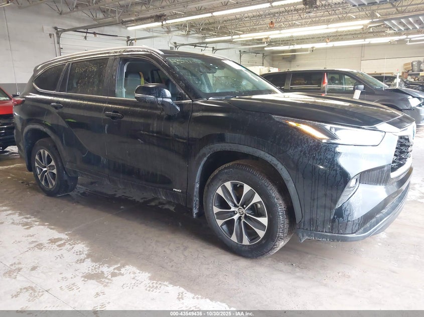 2023 Toyota Highlander Hybrid Xle black other hybrid 5TDKBRCHXPS127998 photo #1