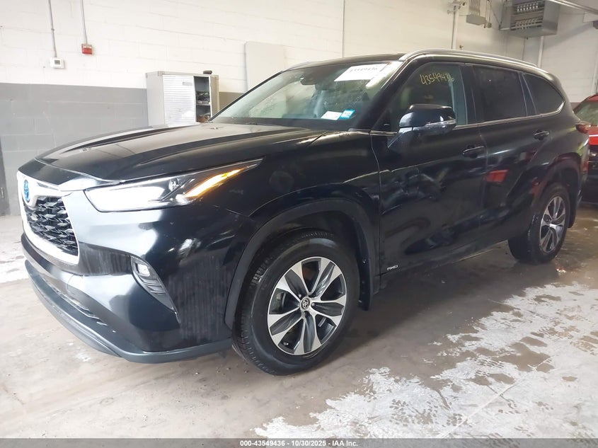 2023 Toyota Highlander Hybrid Xle black other hybrid 5TDKBRCHXPS127998 photo #3