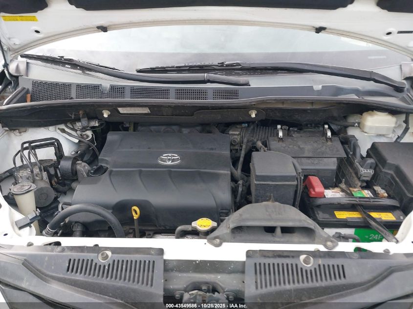 2011 Toyota Sienna Le V6 VIN: 5TDKK3DC2BS128362 Lot: 43549586