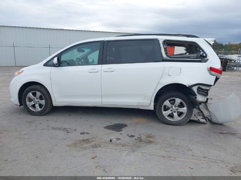 2011 Toyota Sienna Le V6 VIN: 5TDKK3DC2BS128362 Lot: 43549586