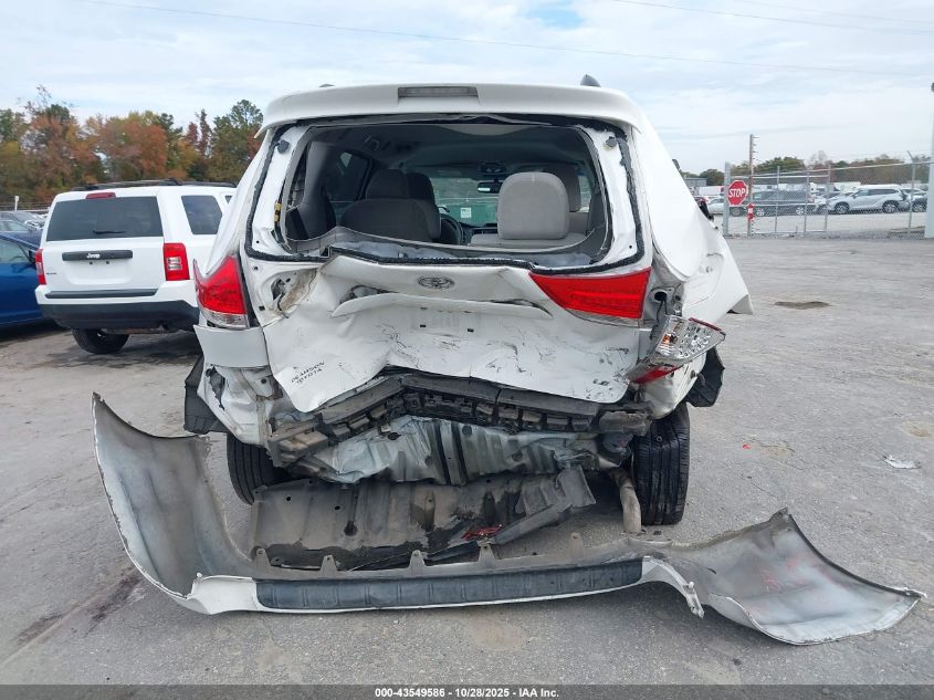 2011 Toyota Sienna Le V6 VIN: 5TDKK3DC2BS128362 Lot: 43549586