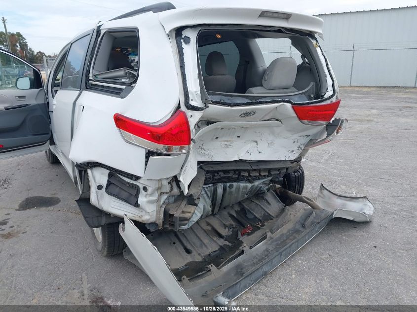 2011 Toyota Sienna Le V6 VIN: 5TDKK3DC2BS128362 Lot: 43549586