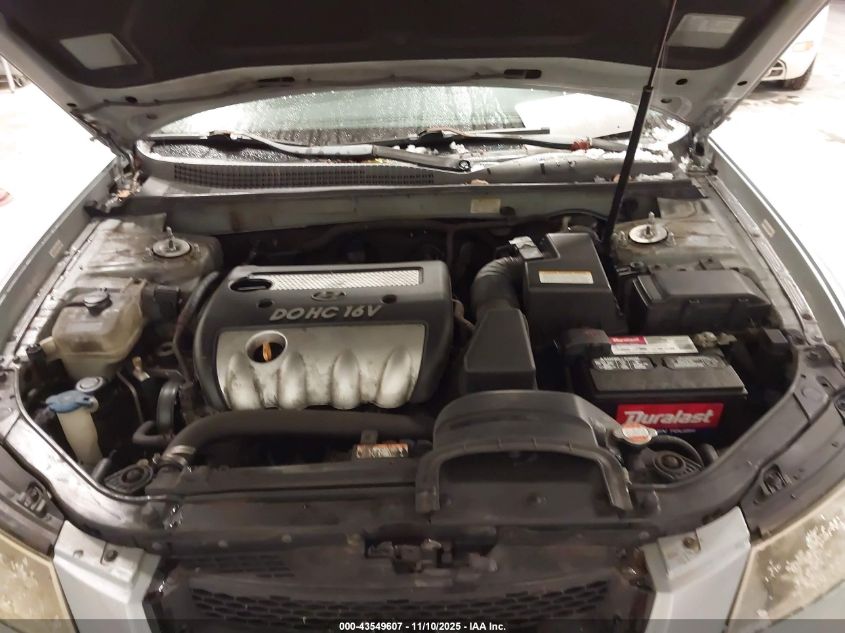 2008 Hyundai Sonata Gls VIN: 5NPET46CX8H348148 Lot: 43549607