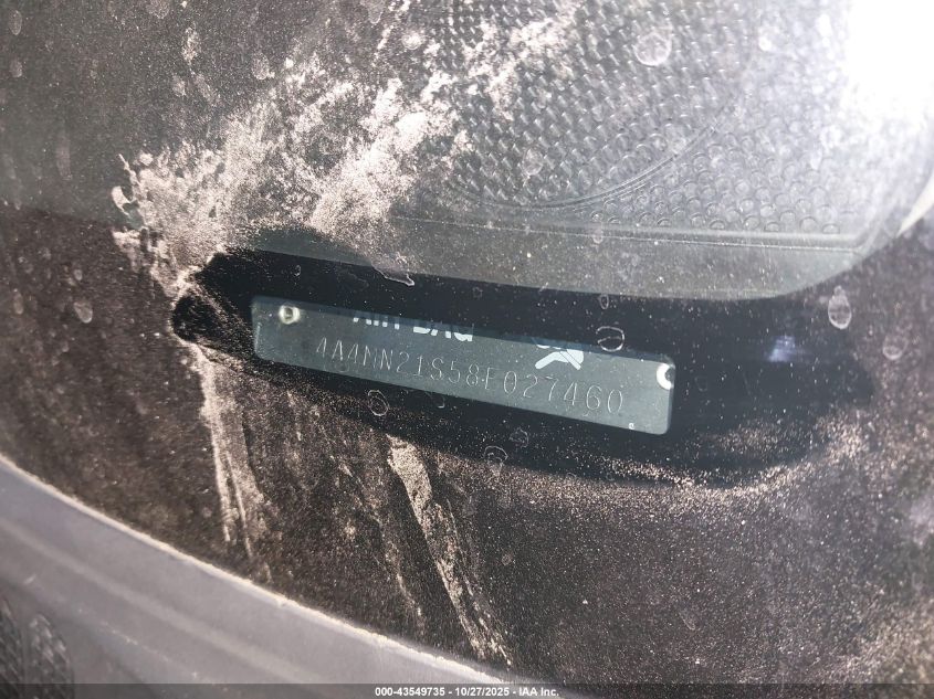 2008 Mitsubishi Endeavor Ls VIN: 4A4MN21S58E027460 Lot: 43549735