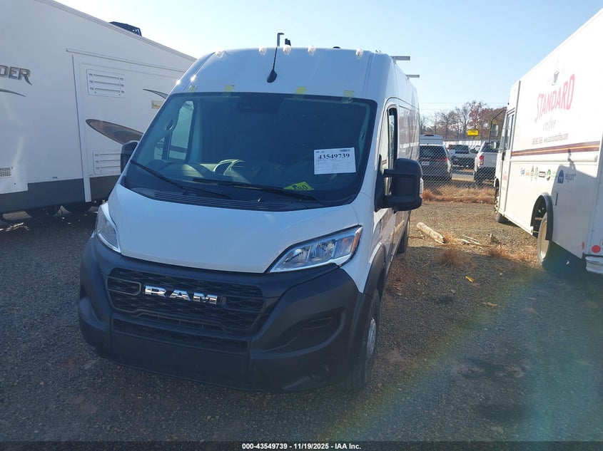 2023 Ram Promaster 3500 Cargo Van High Roof 159 Wb Ext VIN: 3C6MRVJG0PE507795 Lot: 43549739