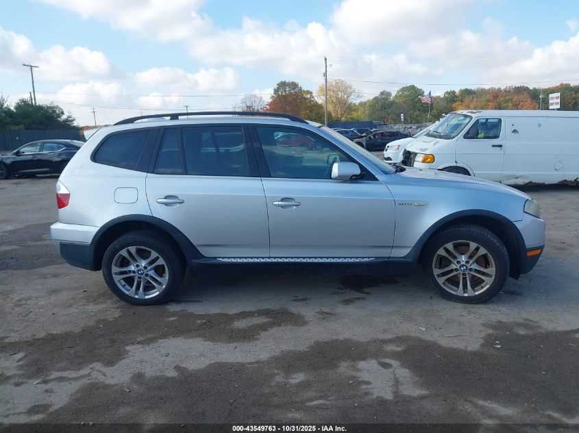 2008 BMW X3 3.0Si VIN: WBXPC93488WJ07074 Lot: 43549763